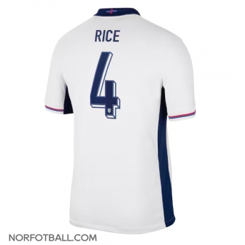 Billige Fotballdrakt England Declan Rice #4 Replika Hjemmedrakt EM 2024 Kortermet